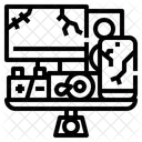 Elektronisches Gerat Abfall Chip Symbol