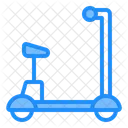 Elektroroller Teilen Sitzen Symbol