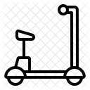 Elektroroller Teilen Sitzen Symbol