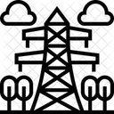 Elektrischer Turm  Symbol