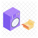 Elektrische Waschmaschine  Symbol
