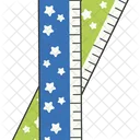 Element length ruler  Icon