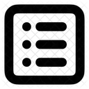 Elenco Lista Di Controllo Menu Icon