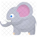 Elephant Animal Cartoon Elephant Icon