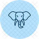 Elephant Animal Wildlife Icon