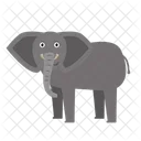 Elephant Zoo Animal Icon