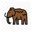 Mammoth Animal Color Icon