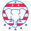 Republican Party Election Icon