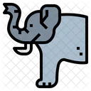 Elephant Animal Mammal Icon