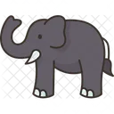 Elephant Fauna Animal Icon