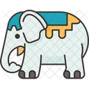 Elephant Ceramic Art Icon