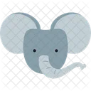 Elephant Animal Face Animal Head Icon