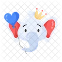 Elephant Birthday  Icon