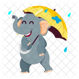 Elephant Cartoon  Icon