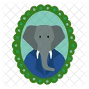 Picture Frame Elephant Icon
