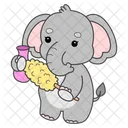 Feather Duster Vase Clean Icon