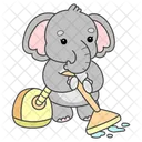 Floor Vacuum Cleaner Dirty Icon