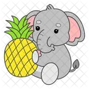 Pineapple Fruit Healthy Food Icon