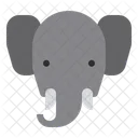 Elephant Face Elephant Mammal Icon