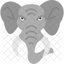 Elephant Face Elephant Animal Icon
