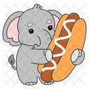 Hot Dog Mayo Bread Icon
