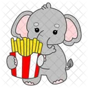 French Fries Fast Food Junk Food Icon