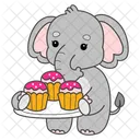 Cupcake Pastry Bakery Shop Icon