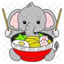 Ramen Japanese Food Chopstick Icon