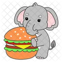 Burger Meat Cheese Icon