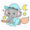 Elephant Halloween  Icon