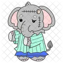 Elephant Halloween  Icon