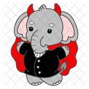 Elephant Halloween  Icon