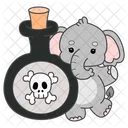 Elephant Halloween  Icon