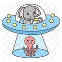 Elephant Halloween  Icon