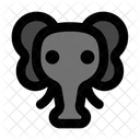Elephant Head  Icon