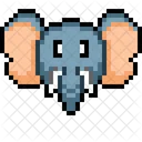 Elephant Head Character Icon