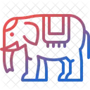 Elephant Animal Mammal Icon