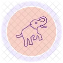 Elephant Animal Wildlife Icon