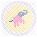 Elephant Animal Wildlife Icon