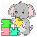 Puzzle Problem Solving Team Work Icon