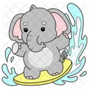 Surfing Hobby Move Icon