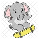 Skateboard Move Hobby Icon