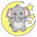 Moon Stars Sky Icon