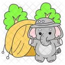 Camping Trees Jungle Icon