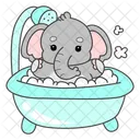 Bath Room Take A Bath Bathub Icon