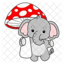 Mushroom Vegetable Healthy Food Icon