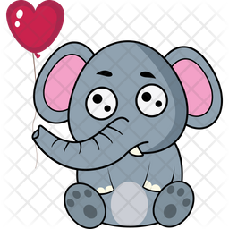 Free Free 295 Elephant With Balloon Svg SVG PNG EPS DXF File