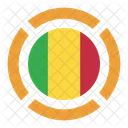 Mali Bandeira Ícone