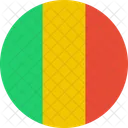 Mali Bandeira Pais Ícone