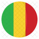 Mali Bandeira Pais Ícone